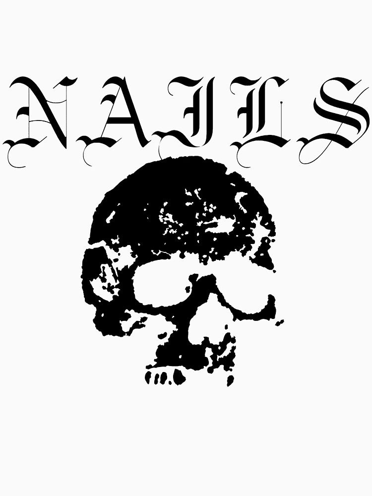 Nails Hardcore Punk Band Black Shirt