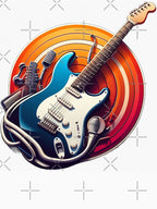 Guitar Music Art D2 Shirt