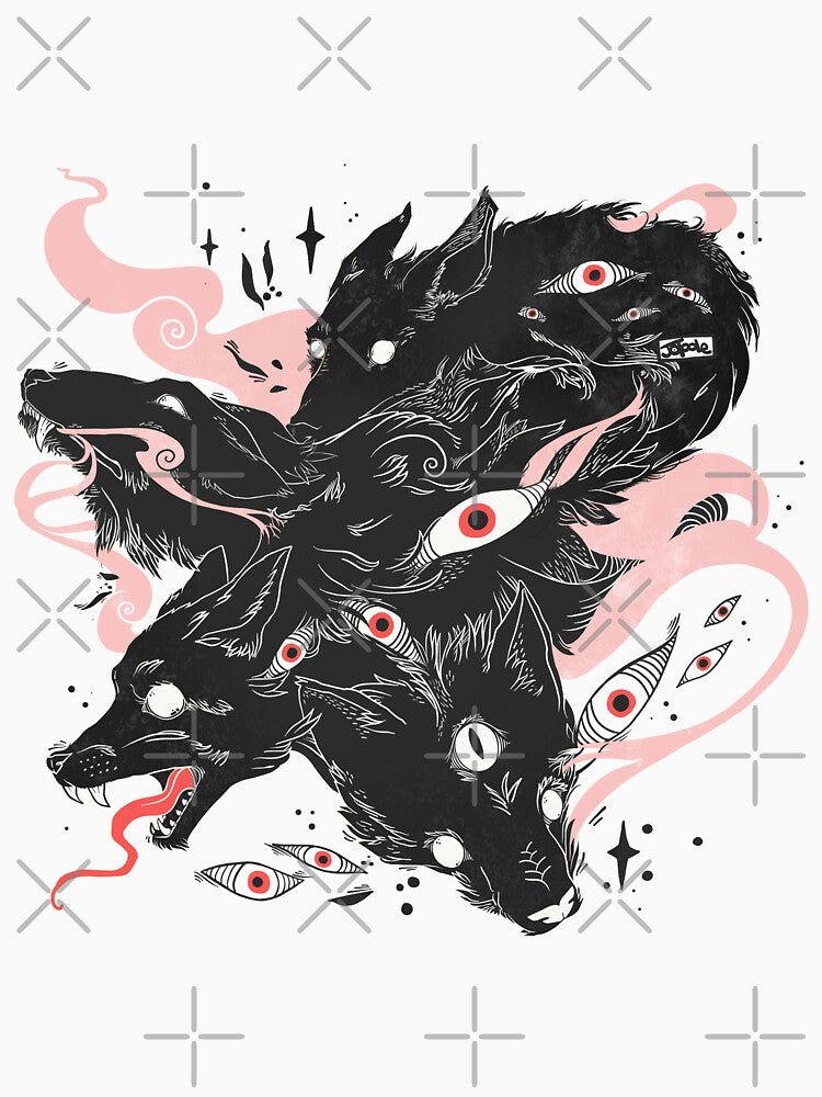 Wild Wolves With Many Eyes Shirt