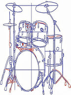 Drum Sketch Shirt