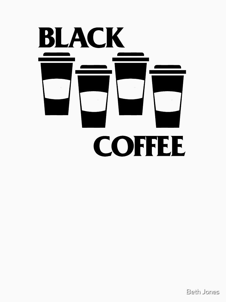 Black Coffee Black Flag Parody Shirt