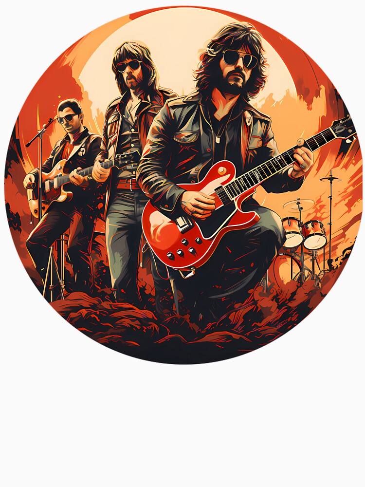 70s Rock Band Retro Vintage Music Guitar Rock Shirt