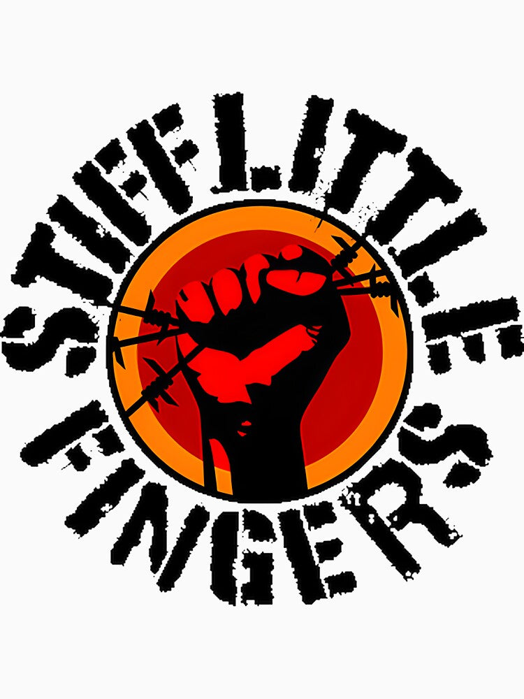 The Stiff Little Fingers Band Logo Vintage Punk Rock Music Design Shirt