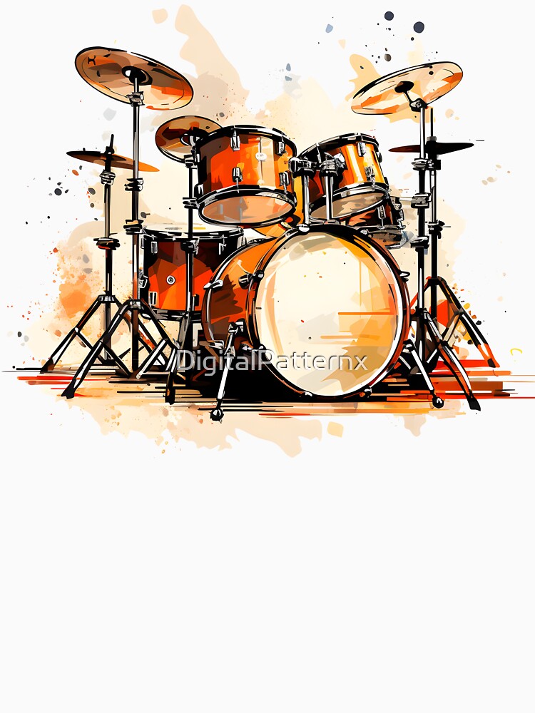 Music Instruments 6 Drums 2 Shirt