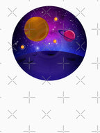 Galaxy Vinyl Record Shirt