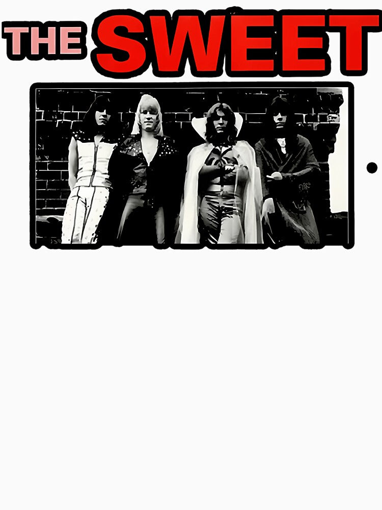 70s Glam Rock Band Emblem Shirt
