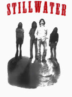 Stillwater Band Red Typography Silhouetted Members Artwork Shirt
