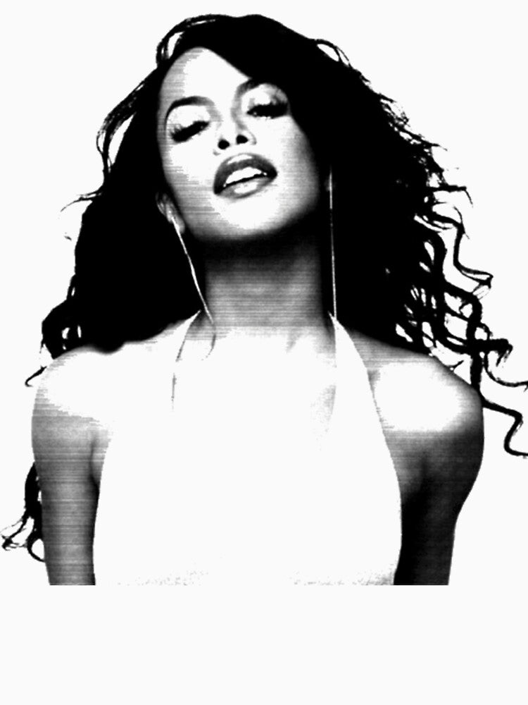Aaliyah Portrait Illustration Tribute Shirt