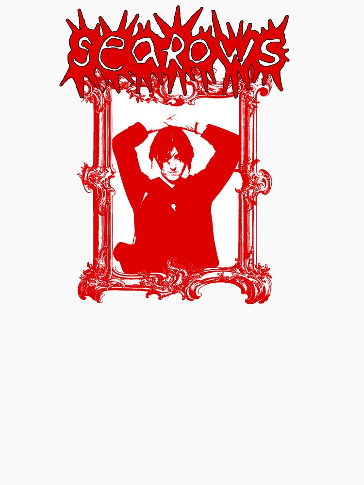 Red Contemporary Folk Singer Shirt