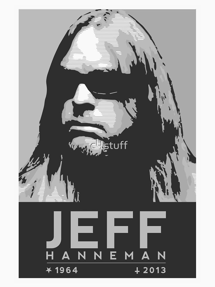 Jeff Hanneman R I P B W Shirt