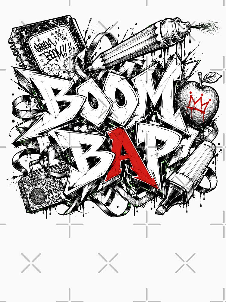 Boom Bap 90s Graffiti Hip Hop Streetwear Shirt