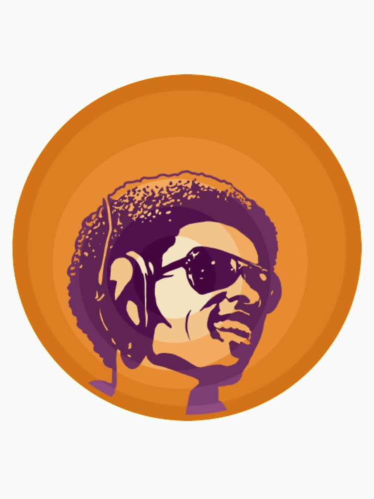 Stevie Wonder Stevie Wonder Orange_Purple _ Shirt