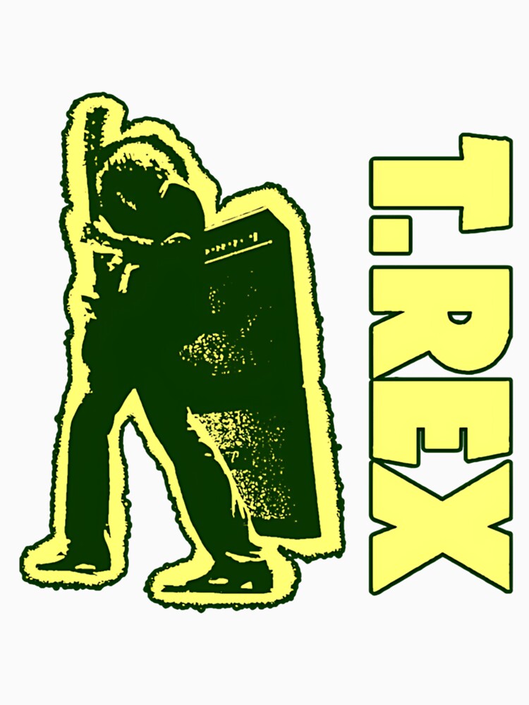 T Rex Green Vintage Singer Graphic Shirt
