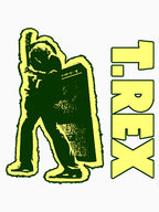 T Rex Green Vintage Singer Graphic Shirt