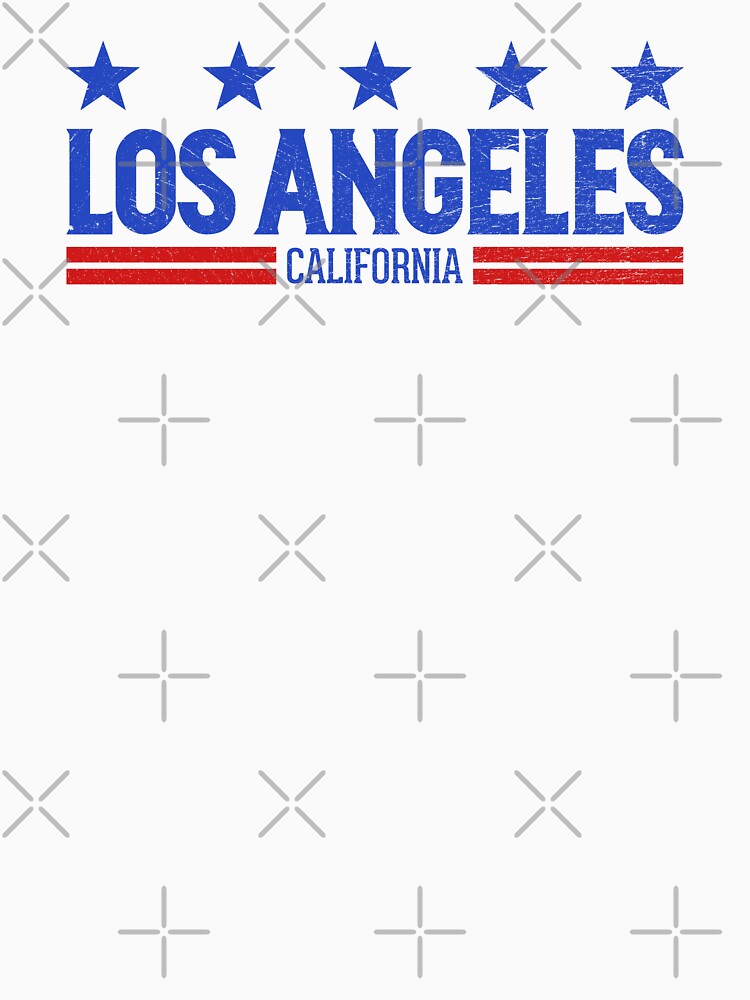 Retro Los Angeles CA Blue Shirt
