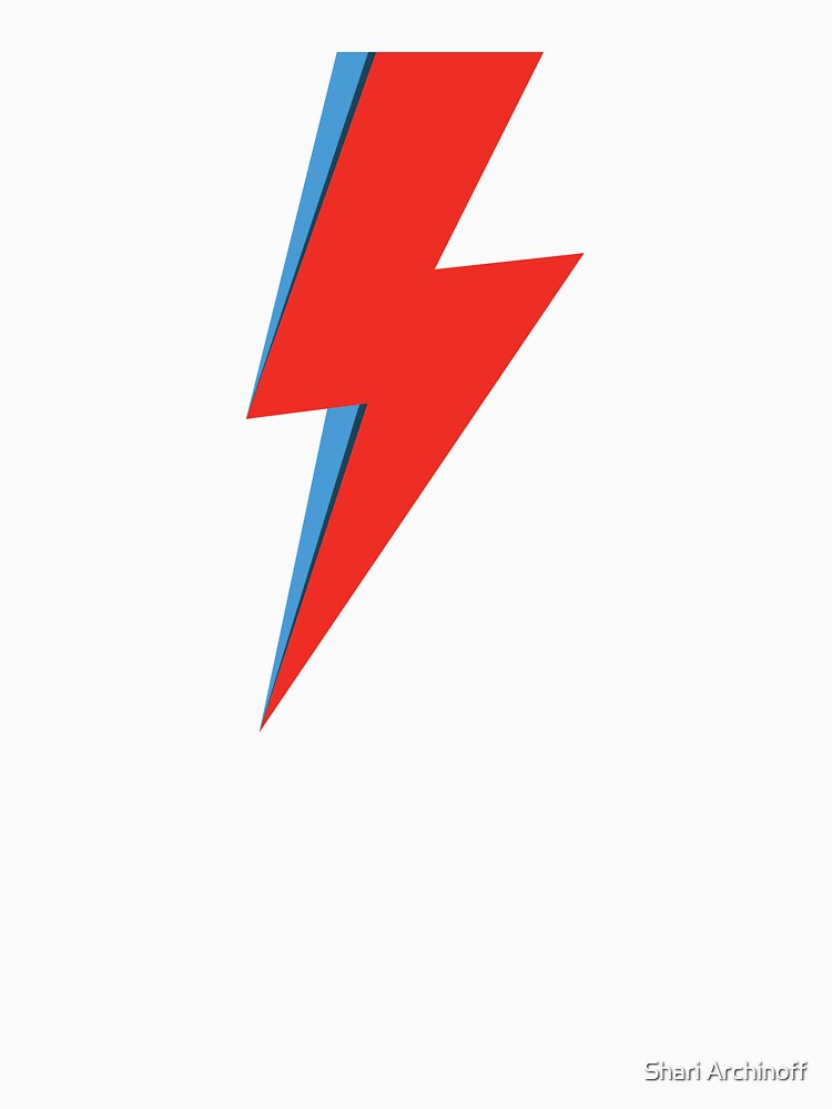 Ziggy Stardust David Bowie Lightning Bolt Shirt