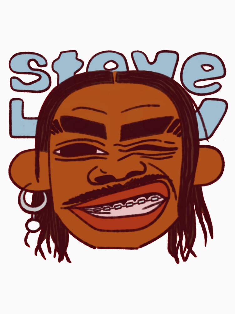 Steve Lacy Cartoon Icon Portrait Graphic Shirt