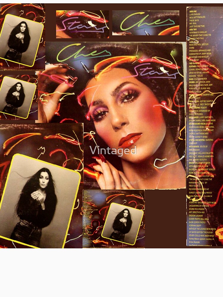 Stars Star 1975 Rock Album Diva Rare Glam Rock Pop Style Blues Rock Shirt
