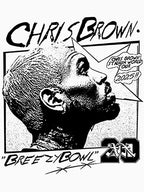 Breezy Bowl Cap Profile Chris Brown Portrait Design Shirt