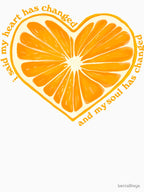 Orange Juice Heart Shirt