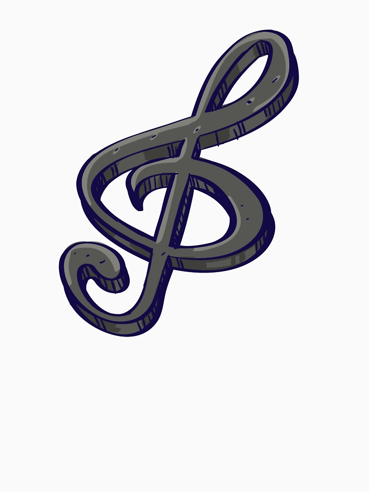 Treble Clef Illustration Shirt