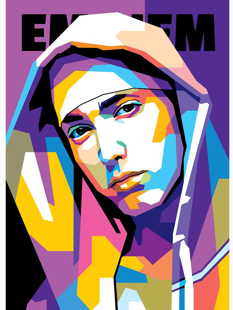 Eminem In WPAP Style Shirt