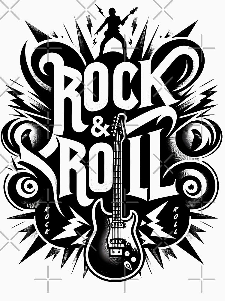 Rock And Roll Concert Concert Black Shirt