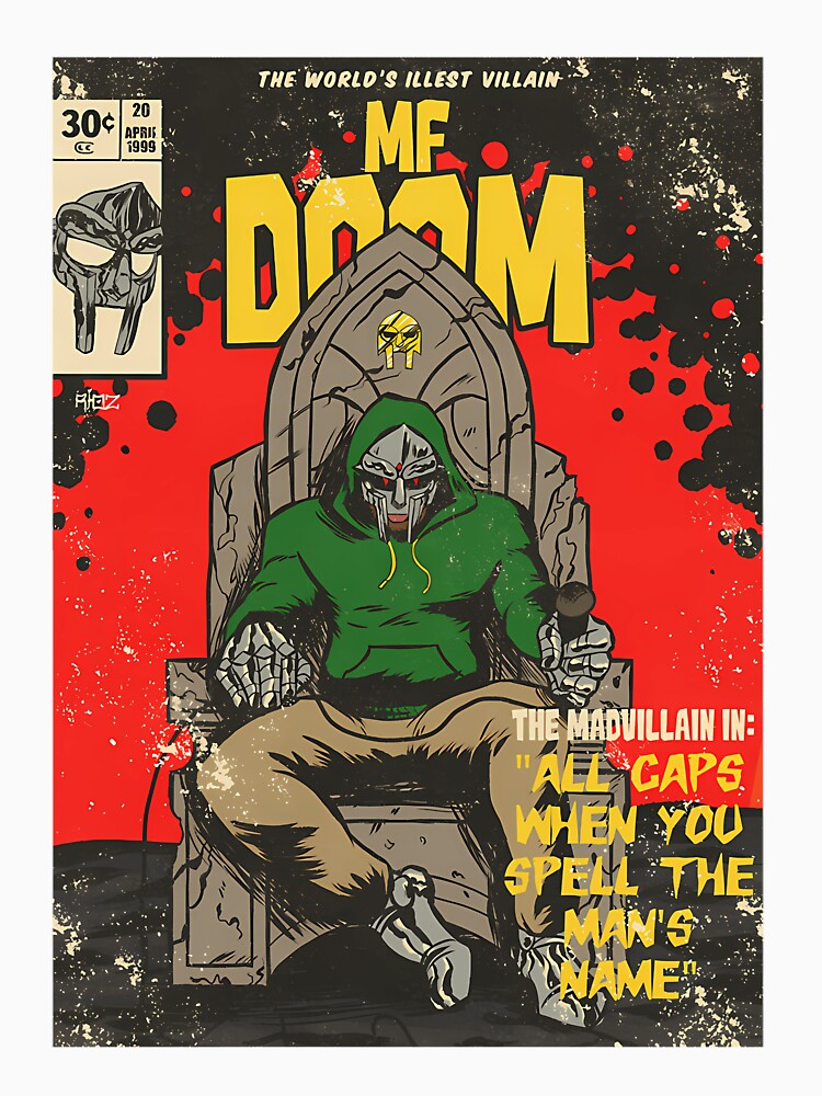Rapper Doom Hip Hop Shirt