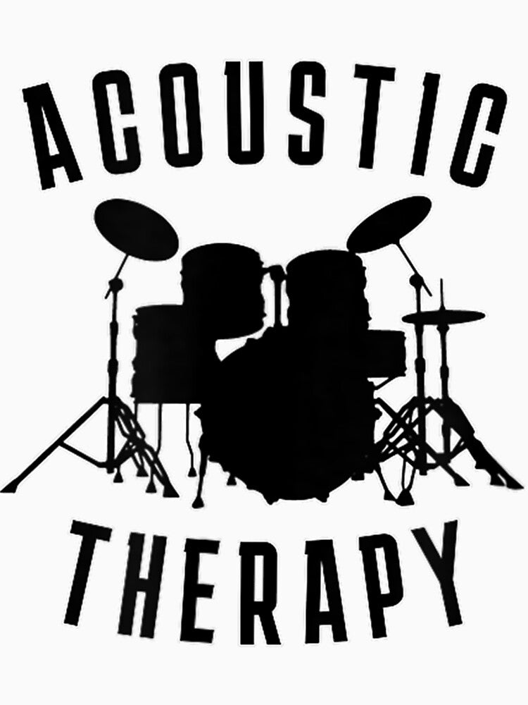 Acoustic Therapy For Rock And Drums Practice Band Songs Shirt