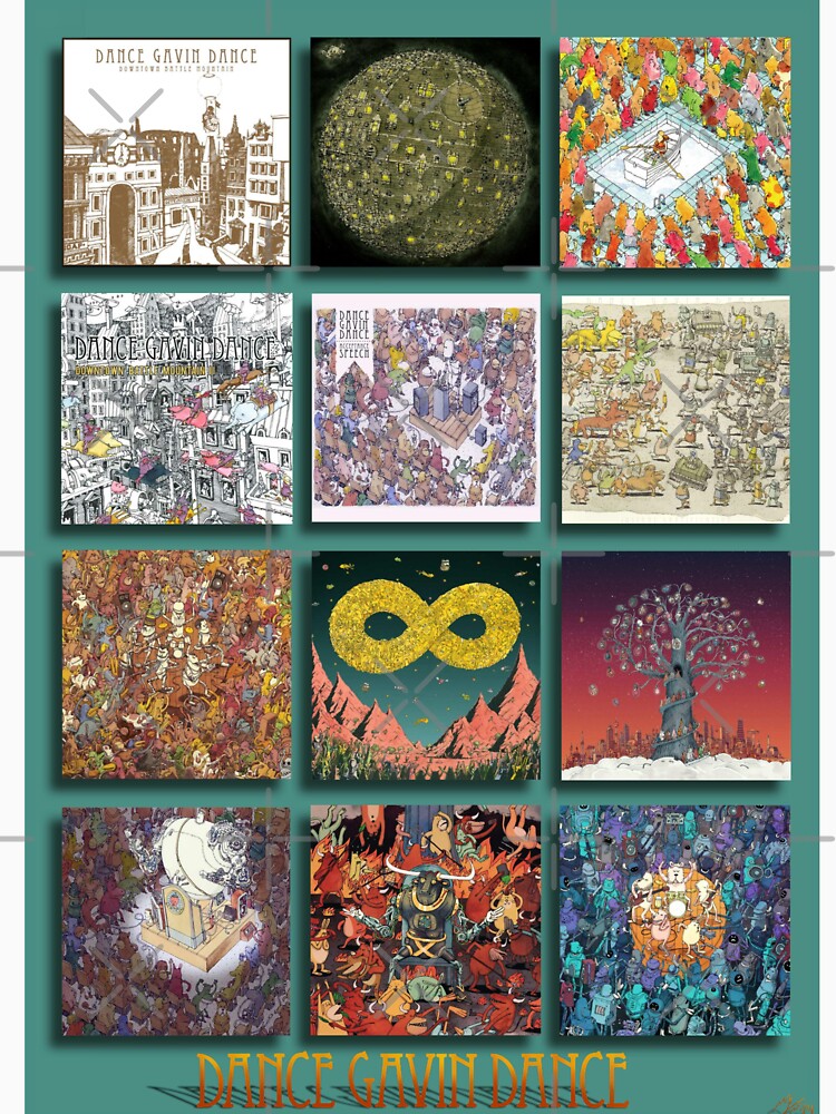 Dance Gavin Dance Album Artworks As A Shirt