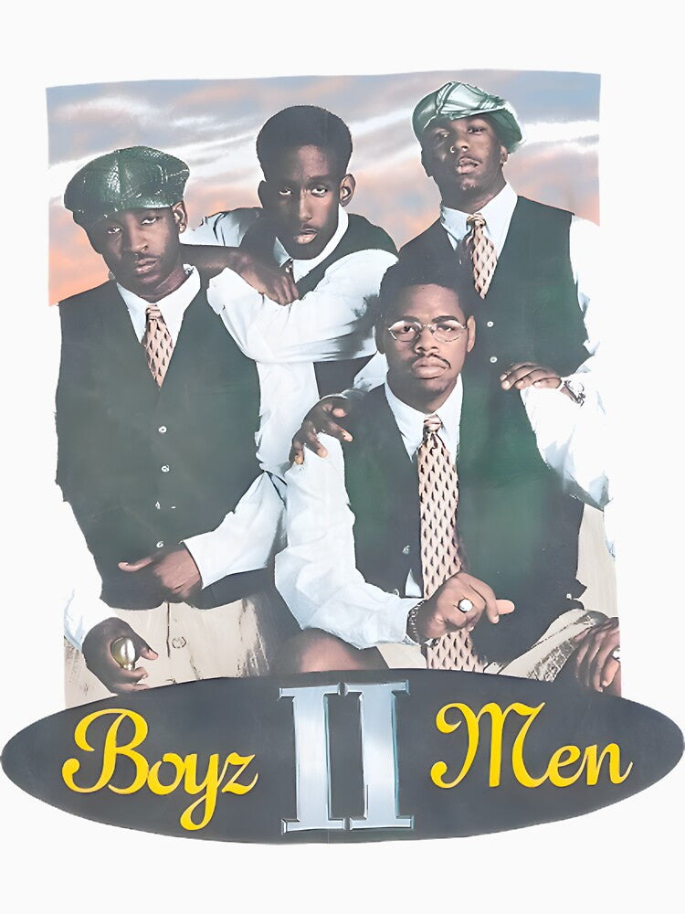 Vintage Boyz Ii Men All Around The World Tour Retro 90S R&B Graphic Shirt