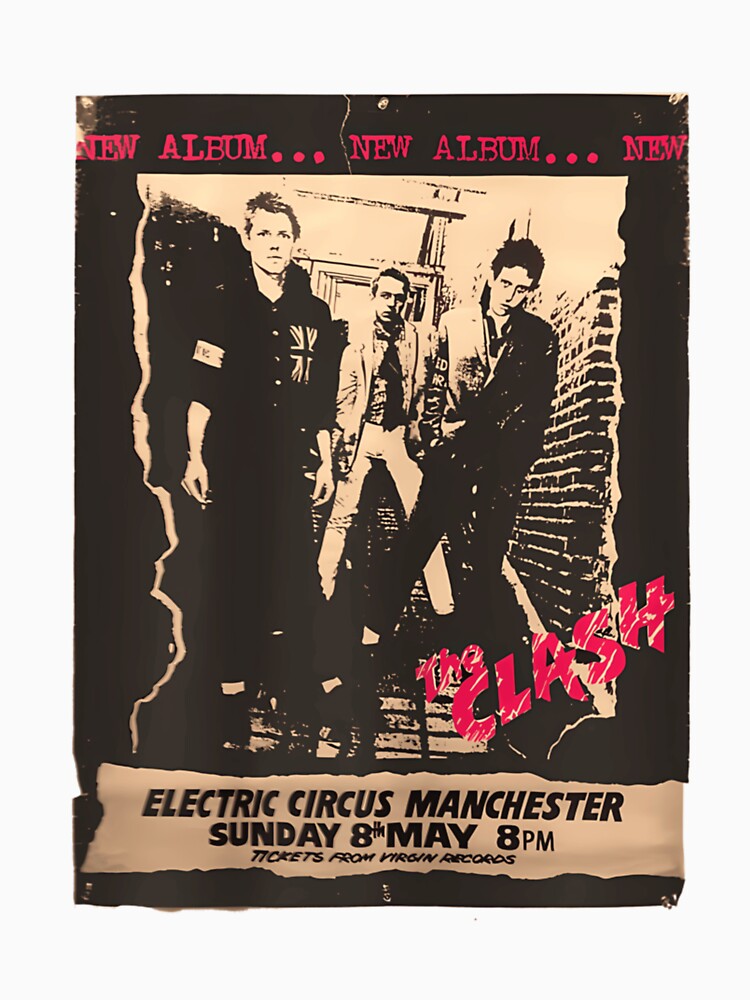 The Clash 1977 Punk Promo Design Shirt