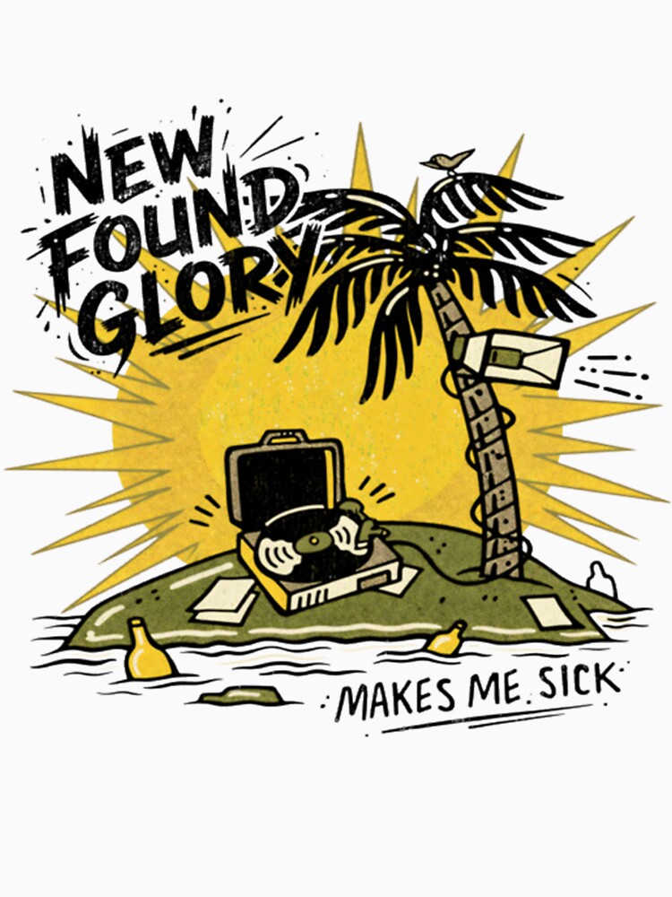 New Found Glory Makes Me Sick Pop Punk Design Shirt