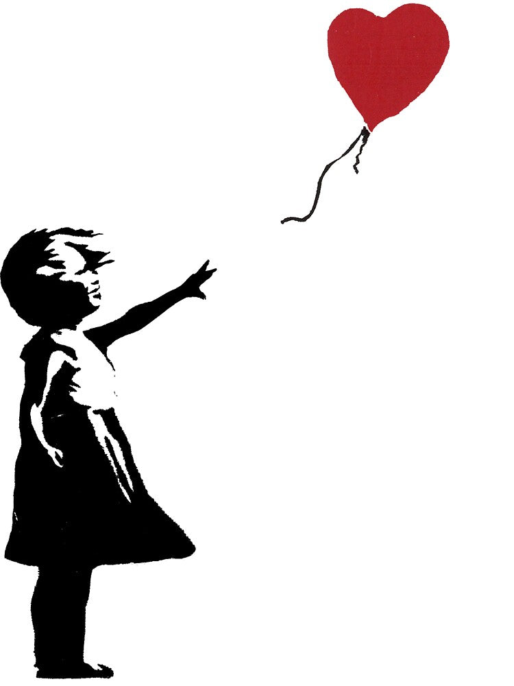 Banksy - Girl With Balloon Shirt