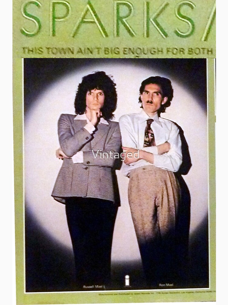 Sparks This Town Ain't Big Enough For Both Of Us Kimono My House Back Shirt