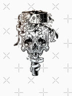 Pushead Hammered Skull Shirt