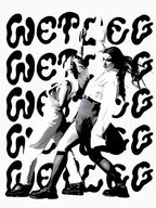 Wet Leg Band Pattern Band Indie Rock Shirt