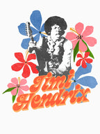 Jimi Hendrix 60s Flower Power Portrait Shirt