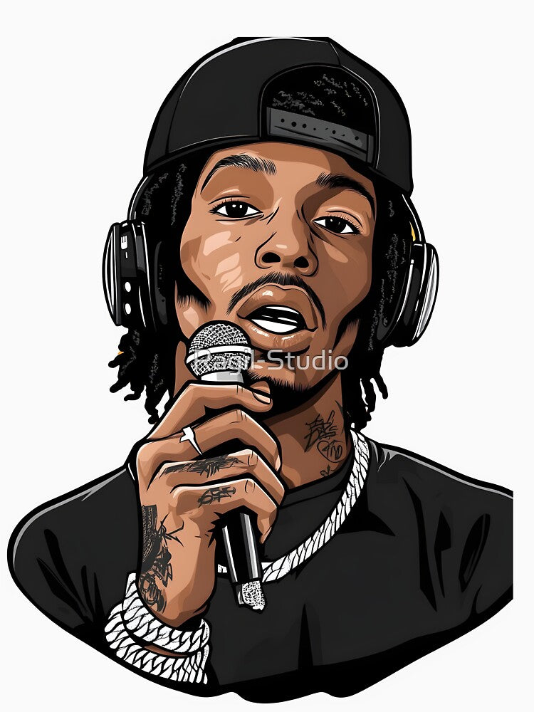 Rap Life - Headphones & Microphone Shirt
