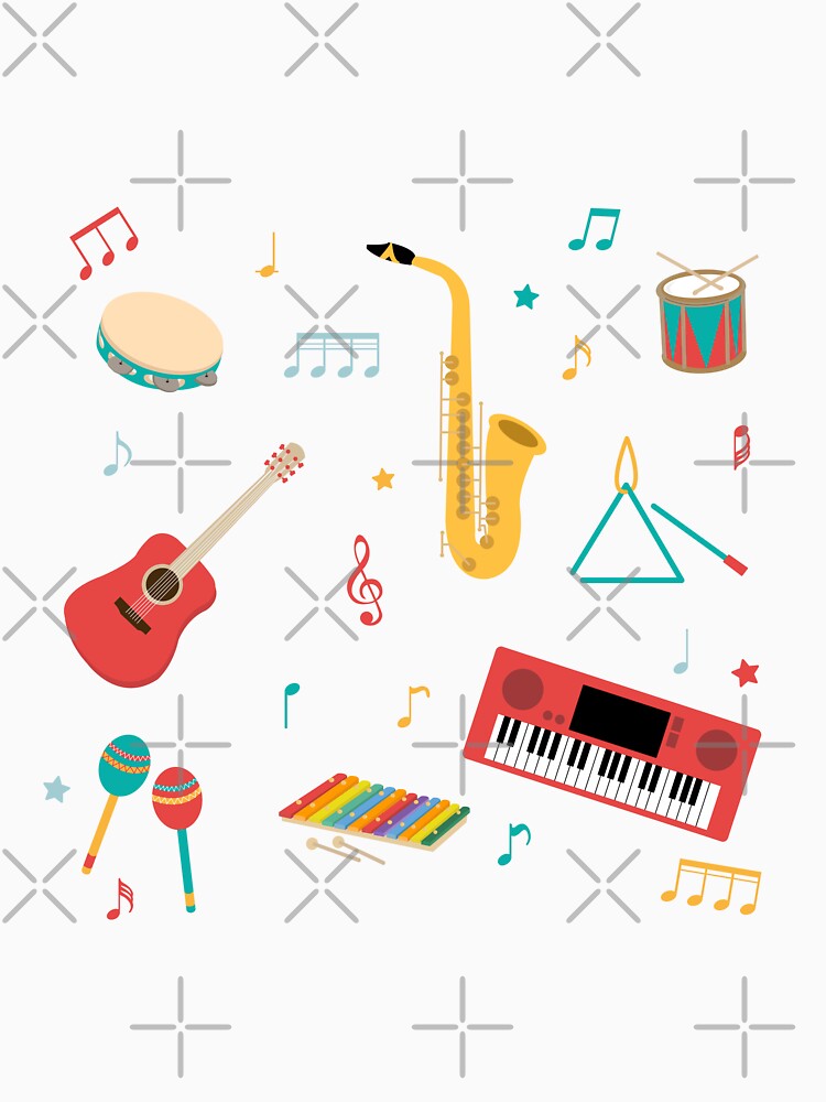 Musical Instruments Music Theme Shirt