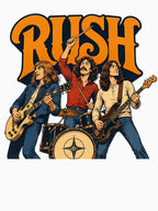 Rush Band Rock Iconic Trio Shirt
