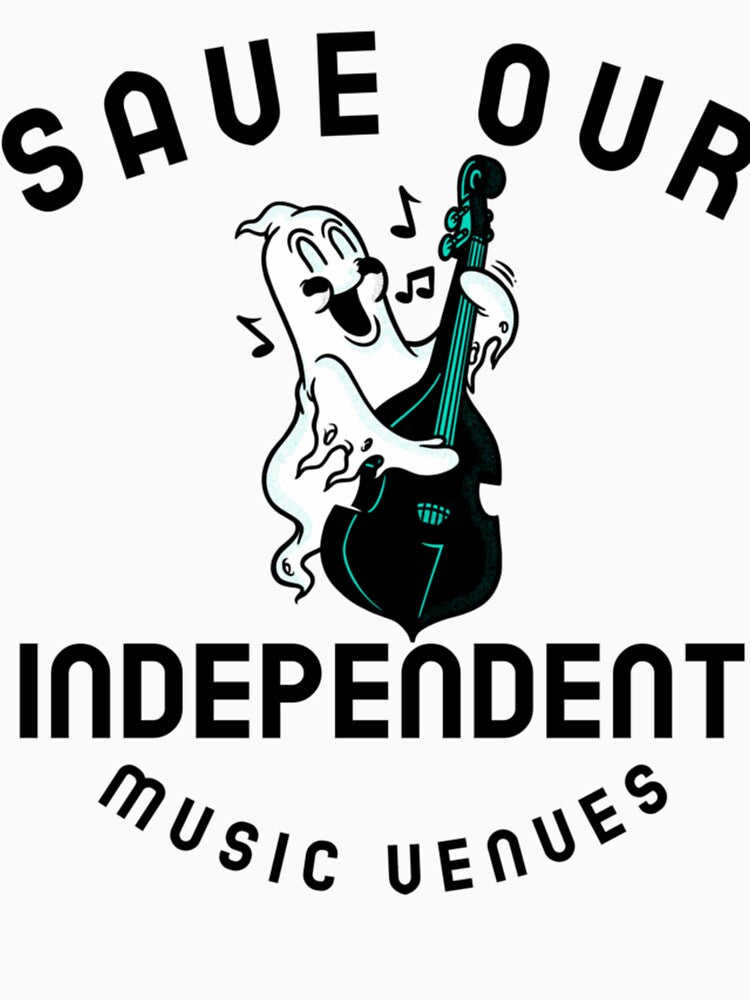 Save Our Independent Music Venues Double Bass Shirt