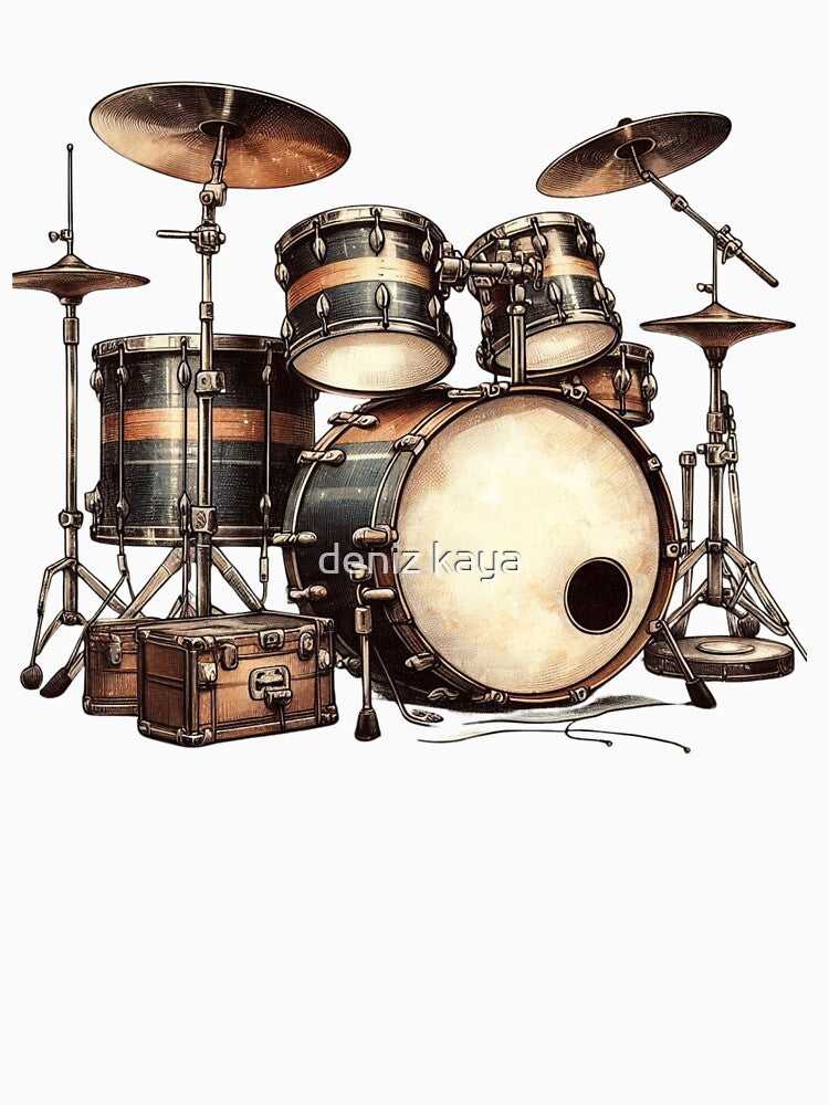 Drum Set Instrument Shirt