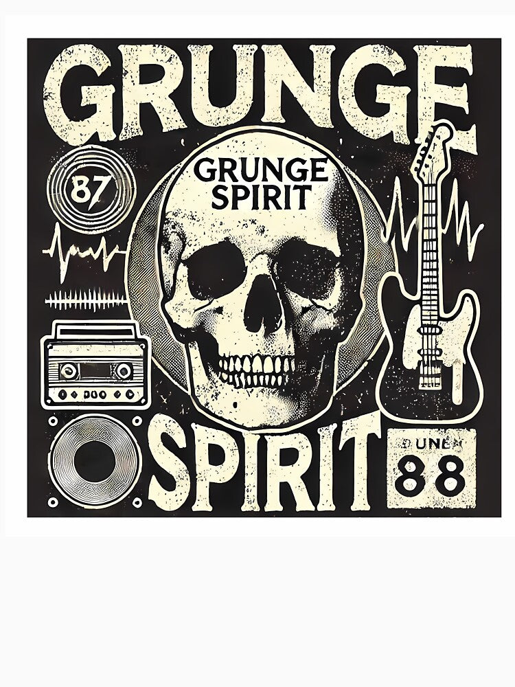 Grunge Rock Spirit Inspired By Iconic 90s Bands Like Nirvana & Alice Shirt