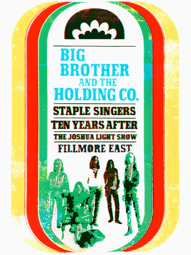 Big Brother And The Holding Company Inspired Vintage Rock Band Design Shirt