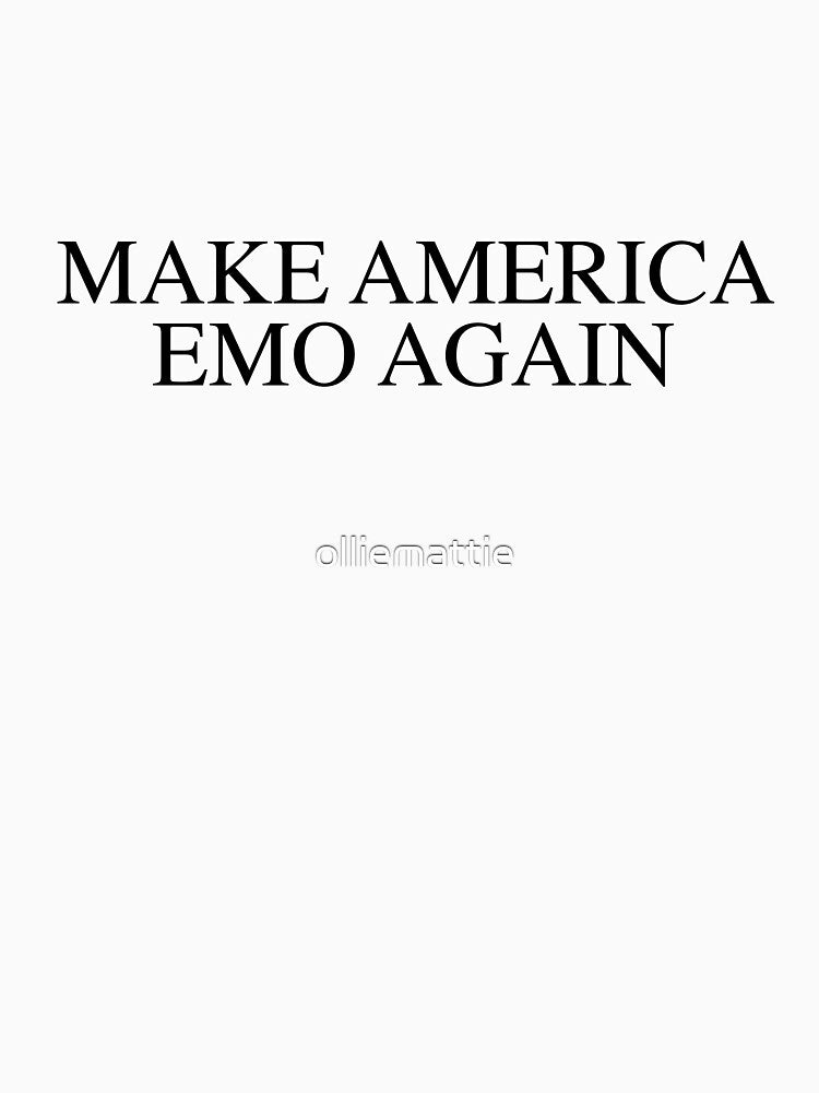 Make America Emo Again Shirt