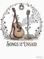 Songs For The Unsaid Vintage Indie Folk Music Art Shirt