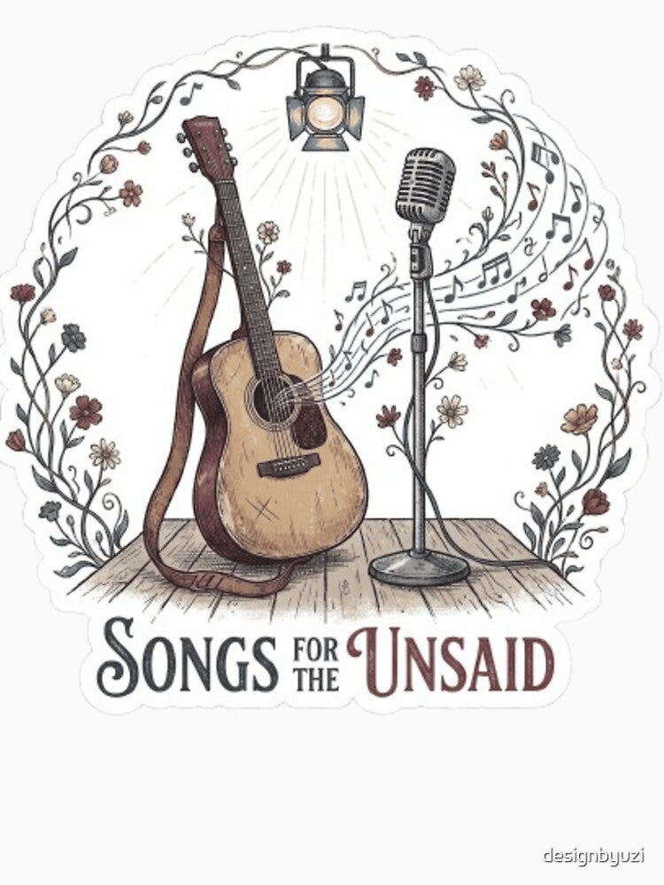 Songs For The Unsaid Vintage Indie Folk Music Art Shirt