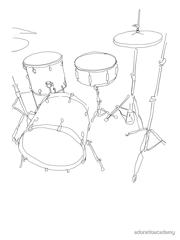 Minimalist Drum Sketch 1 Shirt