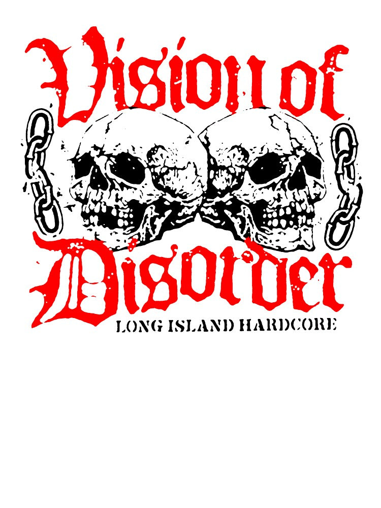 Red Typography Heavy Metal Shirt